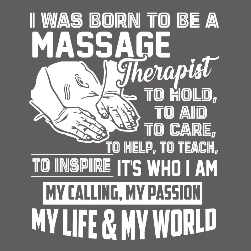 Massagetherapeut geboren, um ein Massagetherapeut zu sein