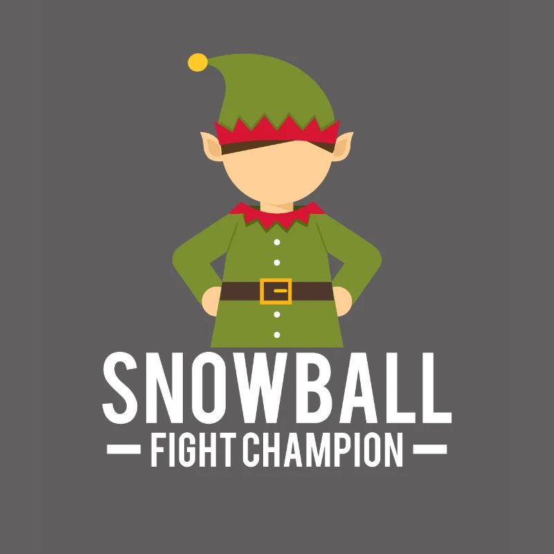 Onze Lutins de Noël bataille de boules de neige