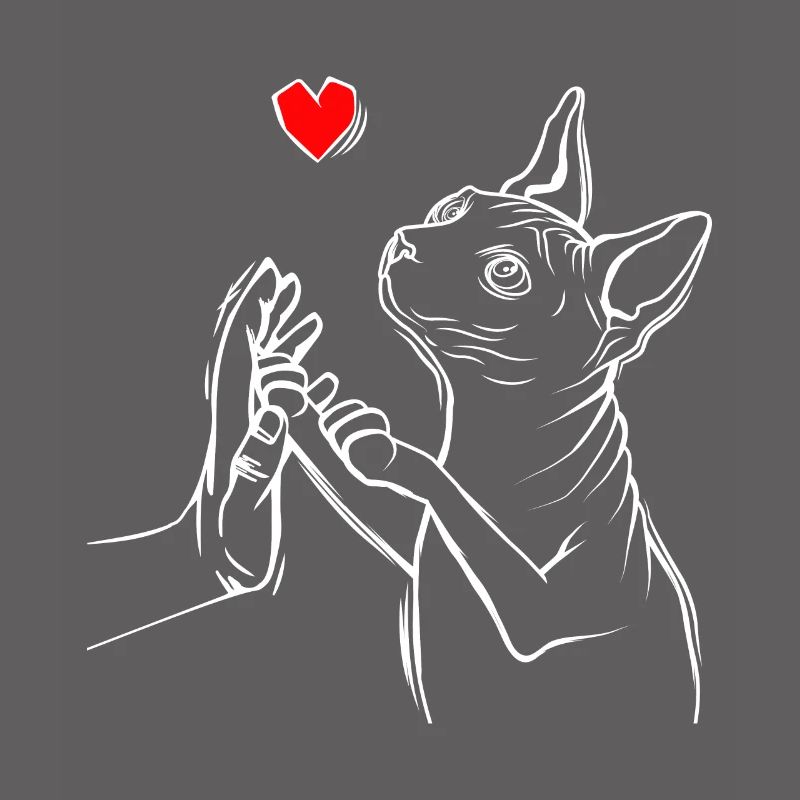 Sphynx Chat Amour Sphinx Chat Nu