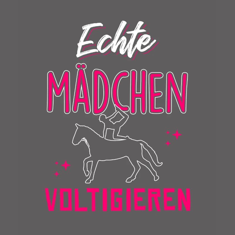 Echte Mädchen Voltigieren