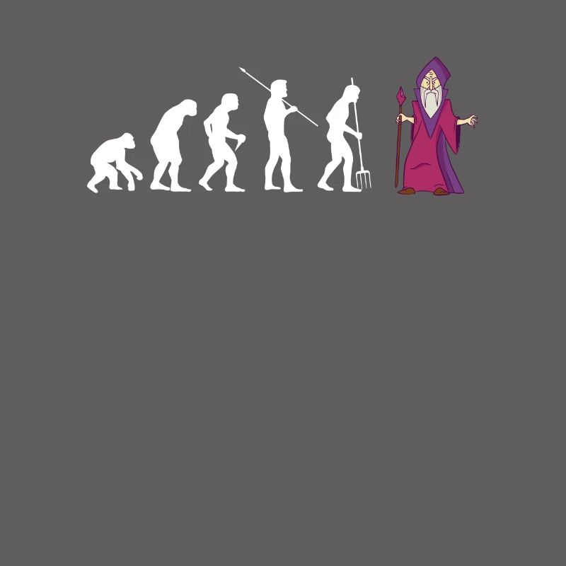 Evolution Witch Wizard Chemise Halloween