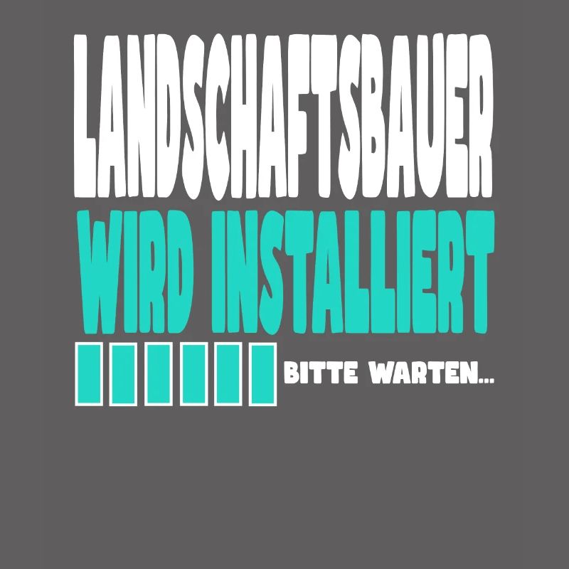 Landschaftsbauer wird installiert