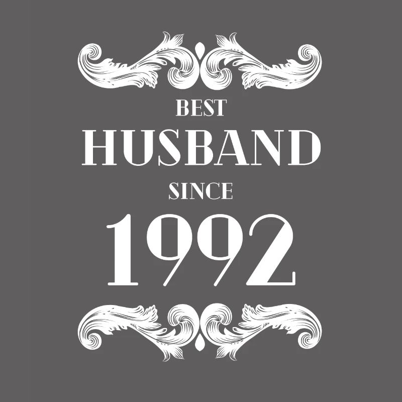 Bester Ehemann seit 1992 Hochzeitstag