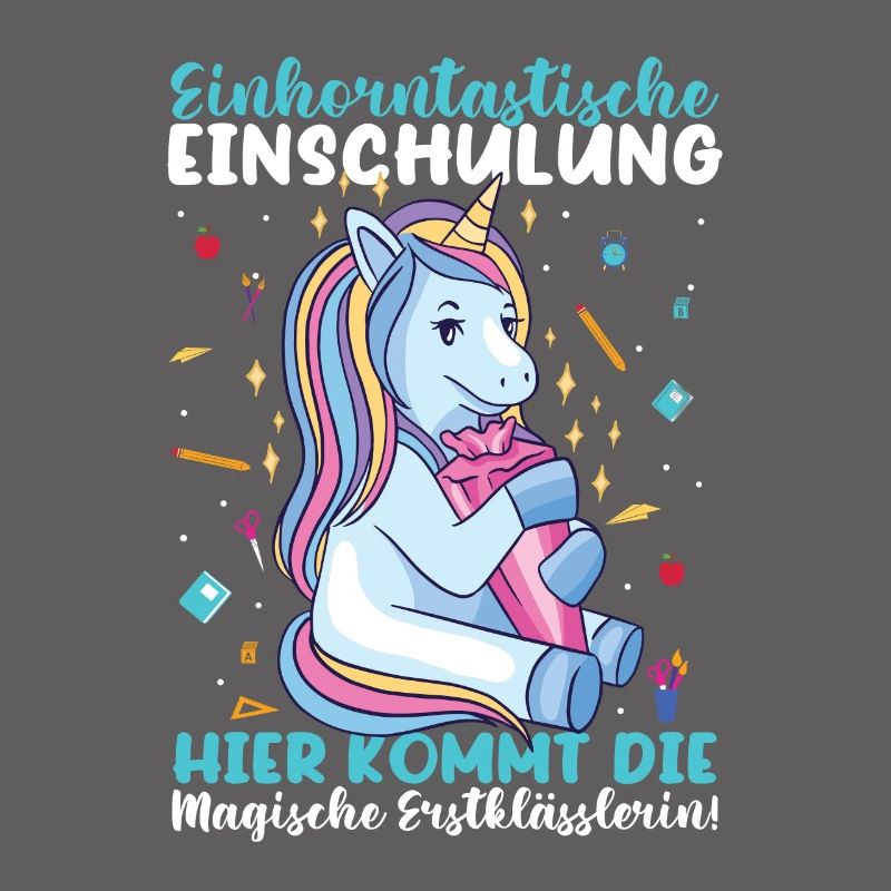 Einhorn Schulkind Geschenk