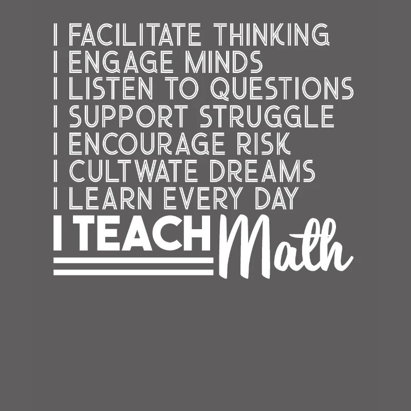 Math Teacher Math Teacher I Teach Math