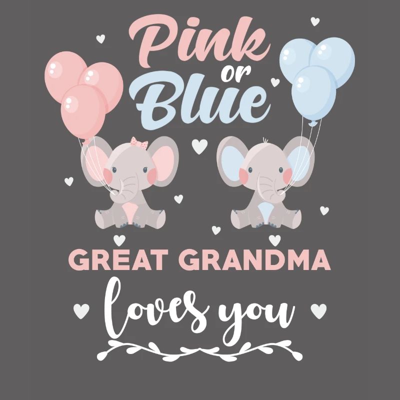 Rosa Oder Blauer Urgroßmutter Elefant