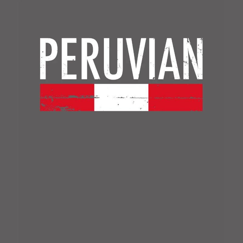 Peruvian Peru Vintage Peruvian Flag Peruvian