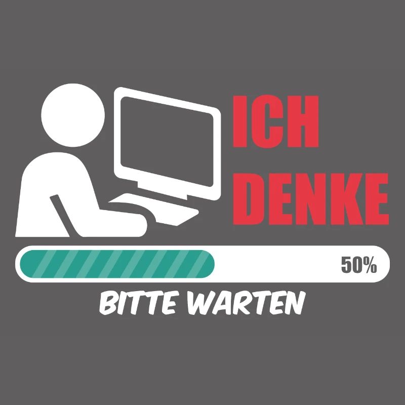 Informatiker ich denke Nerd coding Admin Geek IT