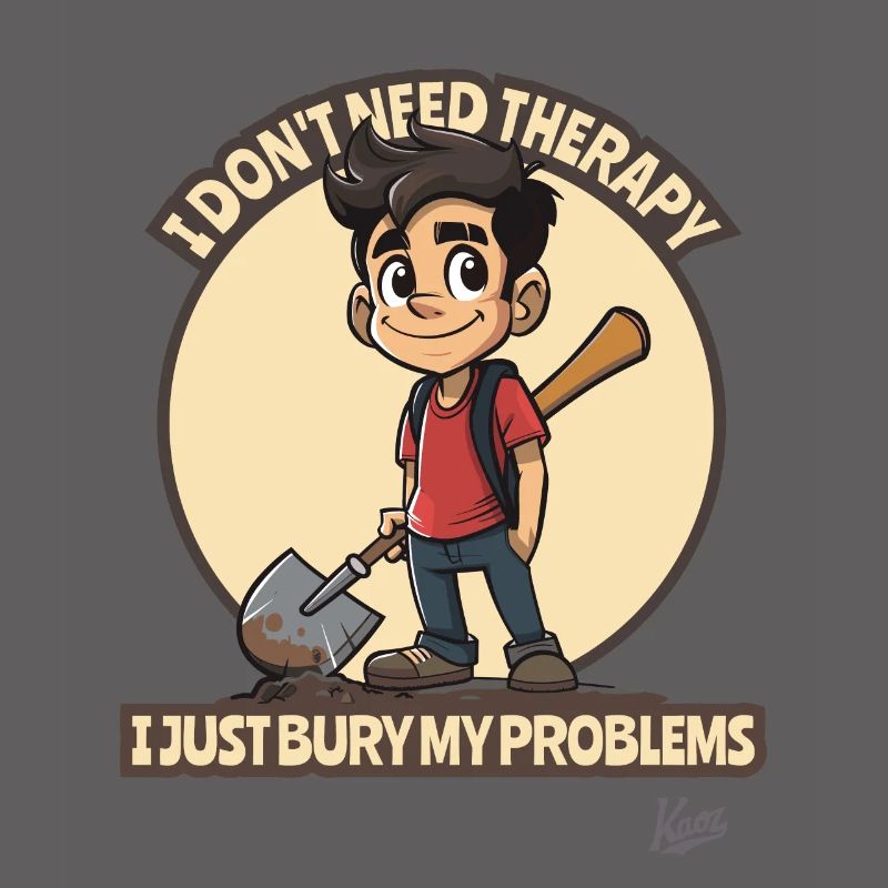 Don't need therapy, just bury problems