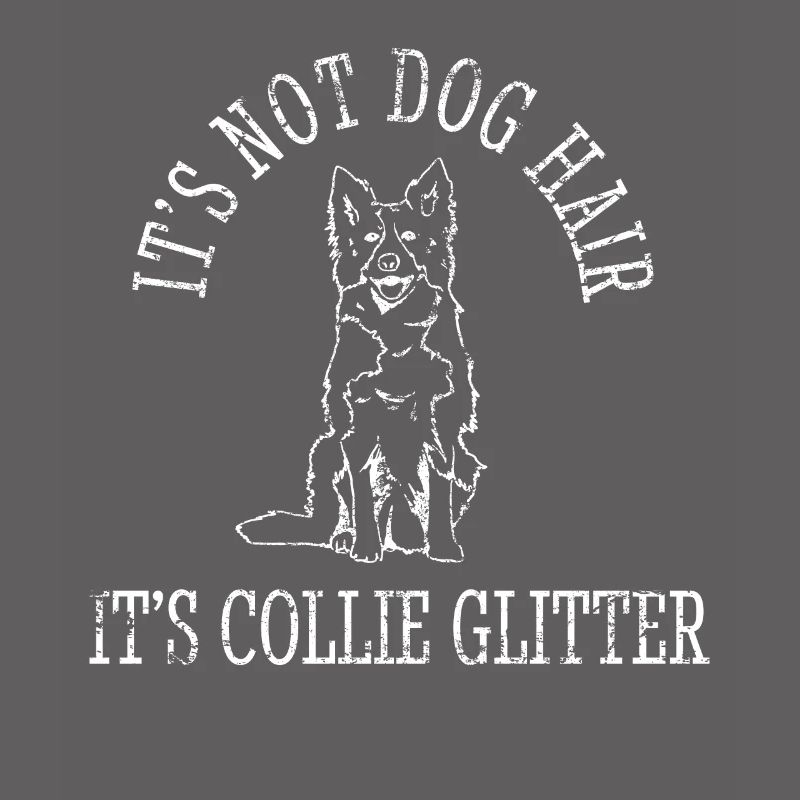 Conception unique de border collie pour