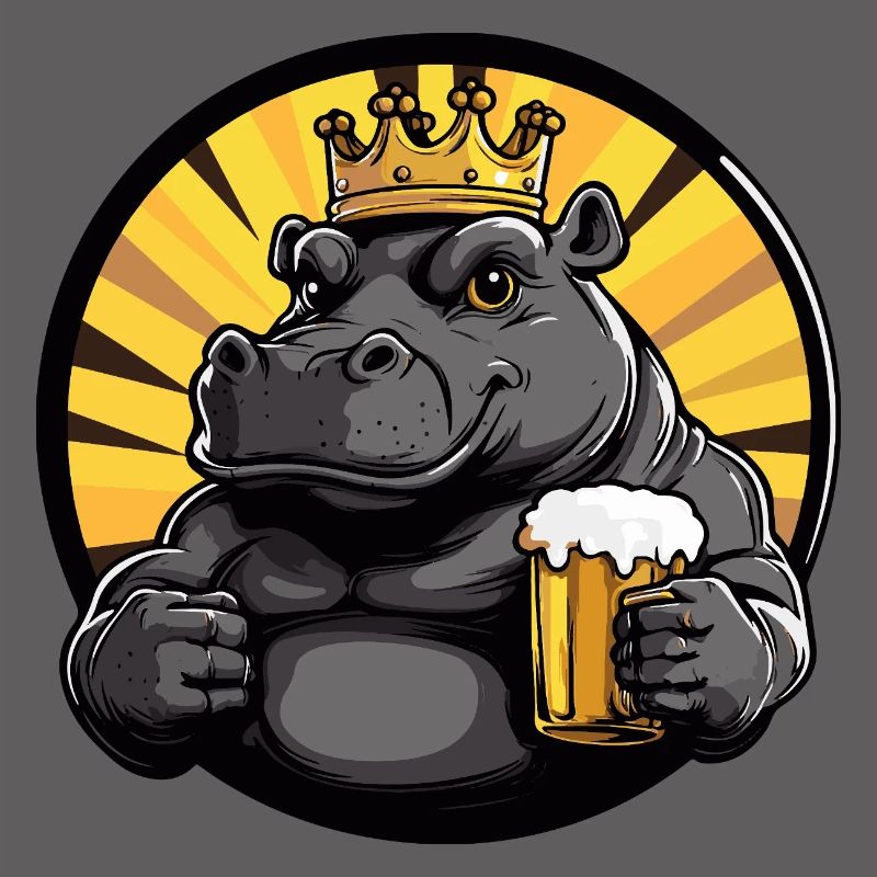 Nilpferd Bier