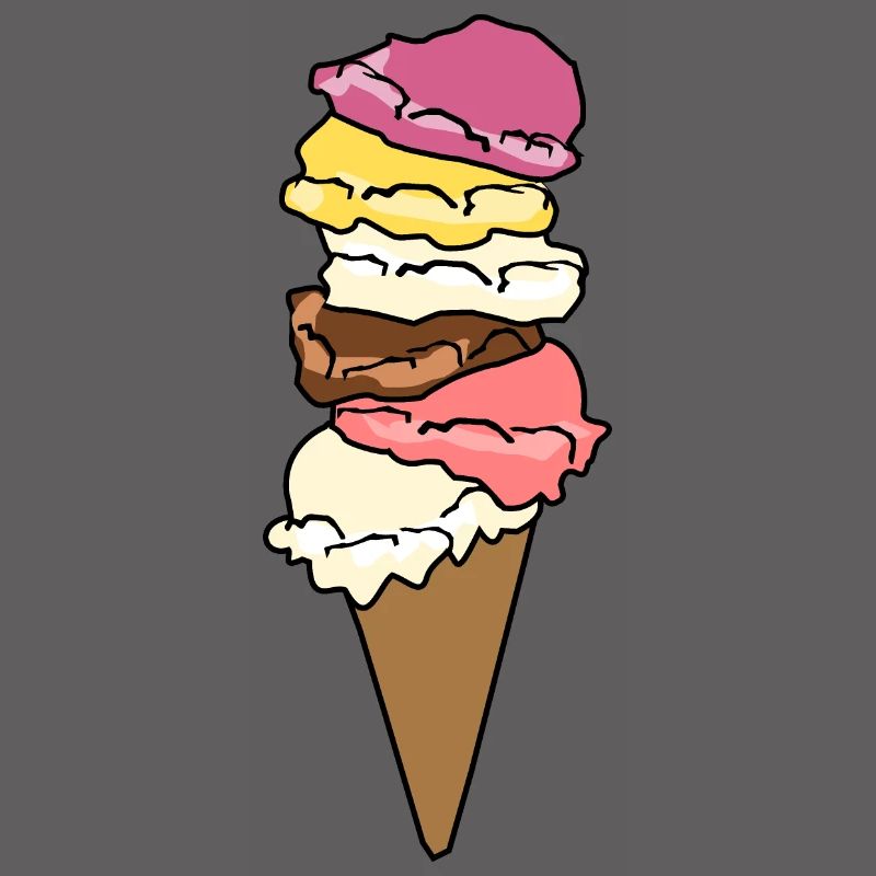 Eiscreme Eiswaffel Eis Eiskugel