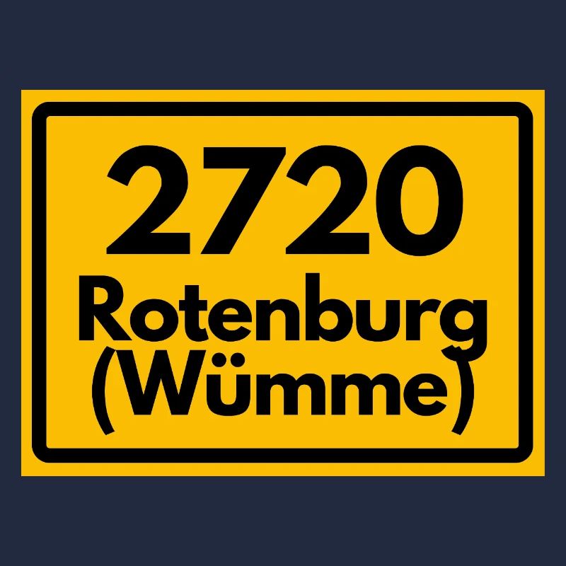 OLD POSTCODE ZIP CODE RETRO 2720 ROTENBURG WÜMME!