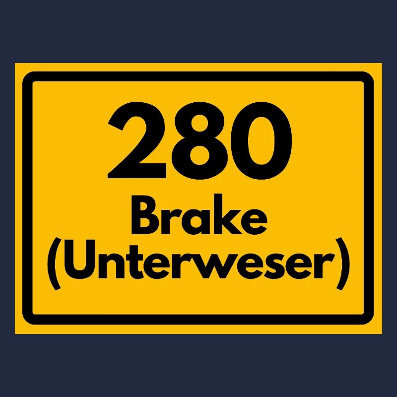 OLD POSTCODE ZIP CODE RETRO 2880 BRAKE UNTERWESER!