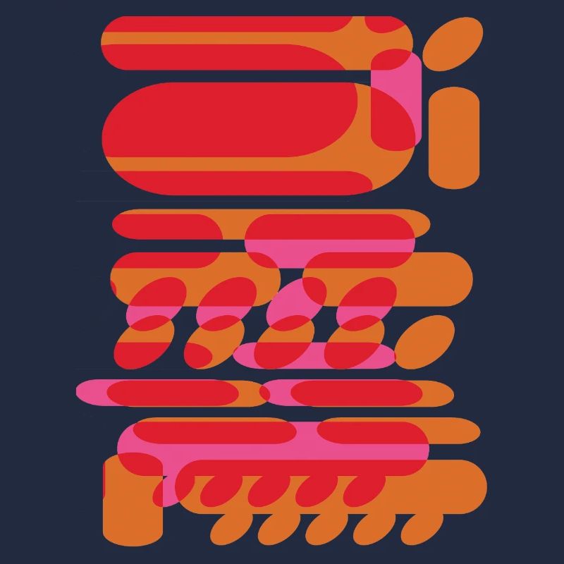 Formes graphiques abstraites dans le design techno