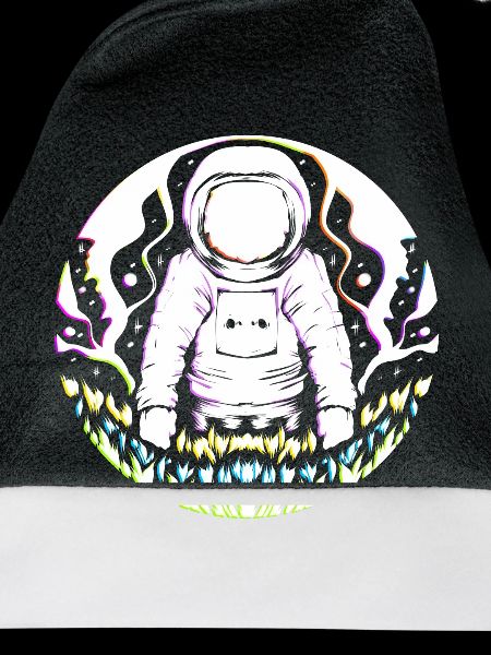 Trippy Astronaut Space Ship
