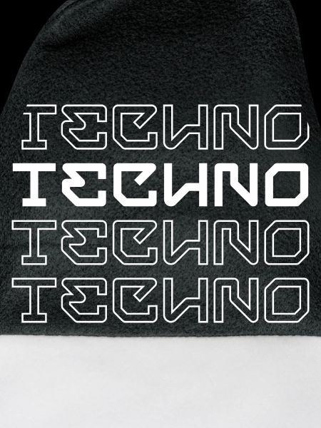Techno-modernes Typografie-Logodesign