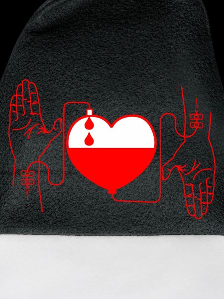 Blutspendendes Rot