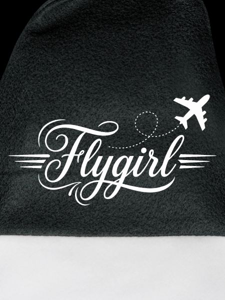 Flygirl Script mit Flugzeug-Schnörkel