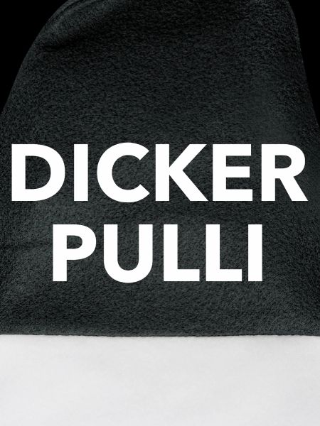 Dicker Pulli Kontrast Typo