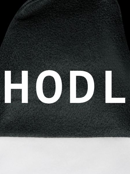 HODL, small, white