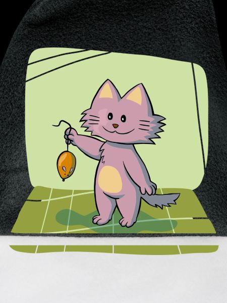 Katze mit Maus
