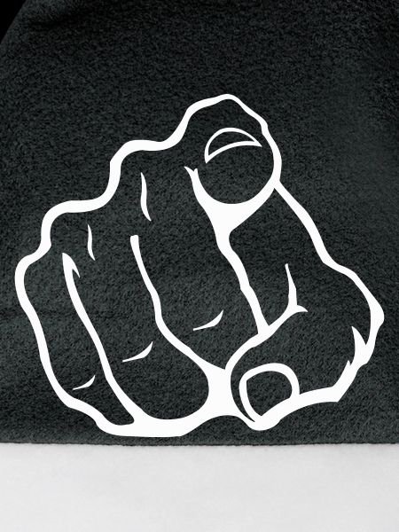 Zeigefinger Silhouette