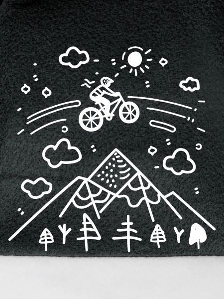 Mountainbiking Skizze