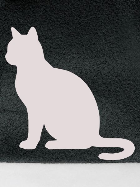 Pastellkatze Silhouette