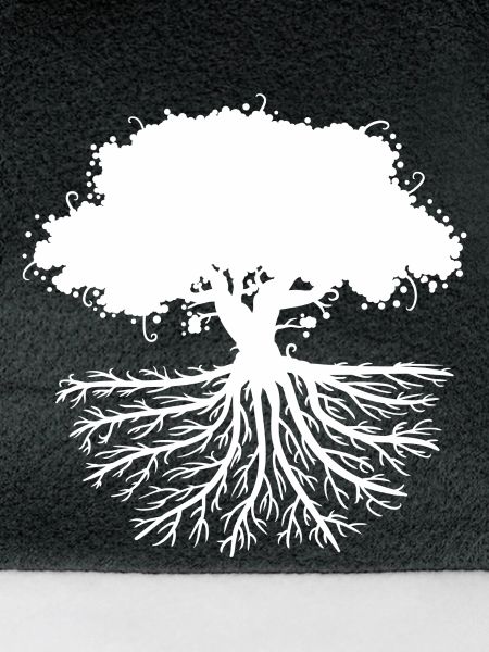 tree roots white
