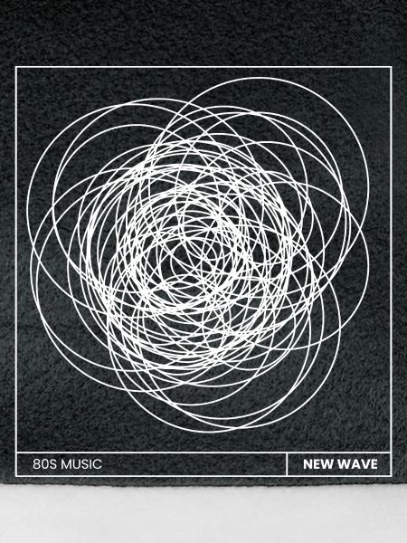 New Wave-Plakatdesign