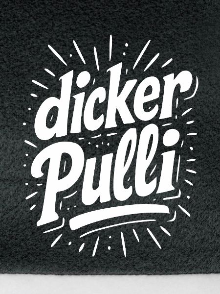 Dicker Pulli Neon Typo