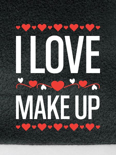 I Love Make Up Herz Design