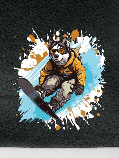 Husky Hund Snowboard