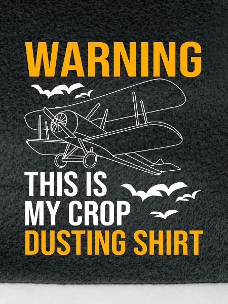 Crop Duster Flugzeug Pilot