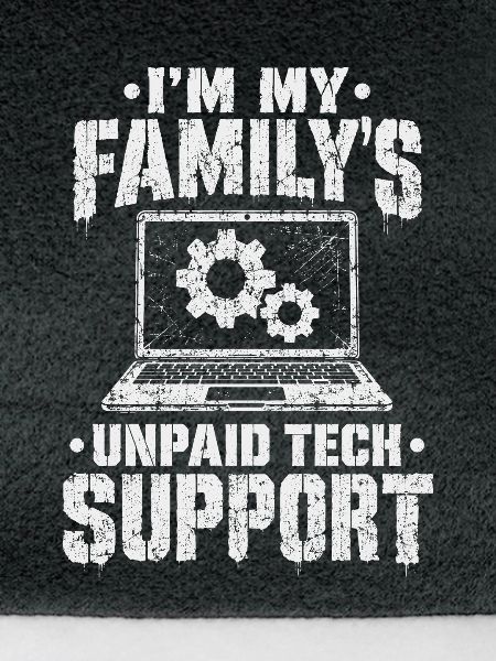 Familien Tech-Support Spruch