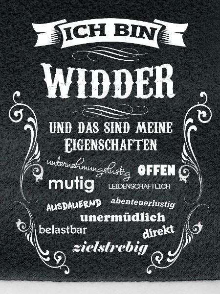 WIDDER - STERNZEICHEN