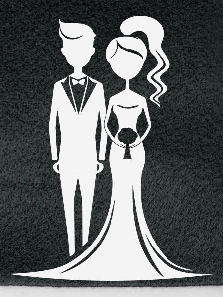 Hochzeitsduo Silhouette