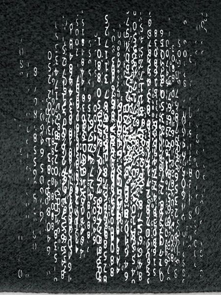 Datenregen-Muster
