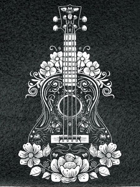 Ukulele Comic-Stil