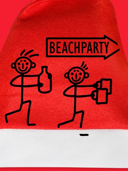 2 Strichmännchen - Beachparty