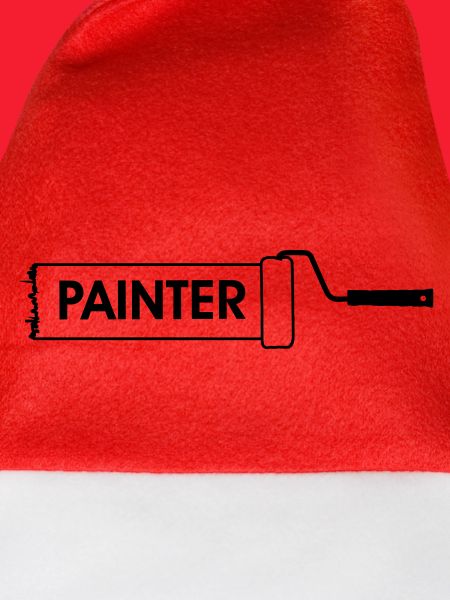 Farbroller transparent mit Text 'PAINTER'