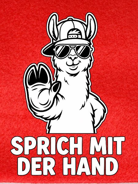 Cooler Spruch Mit Lama