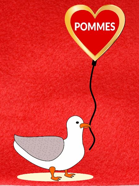 Möwe Pommes