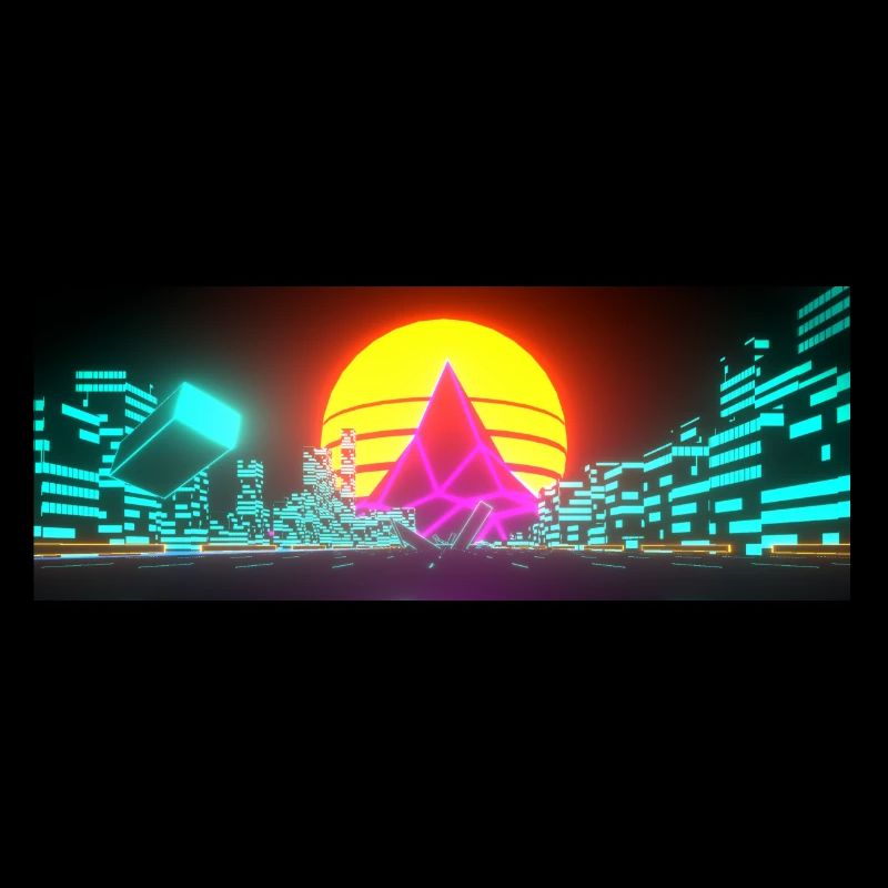 Neon Mountain Becher