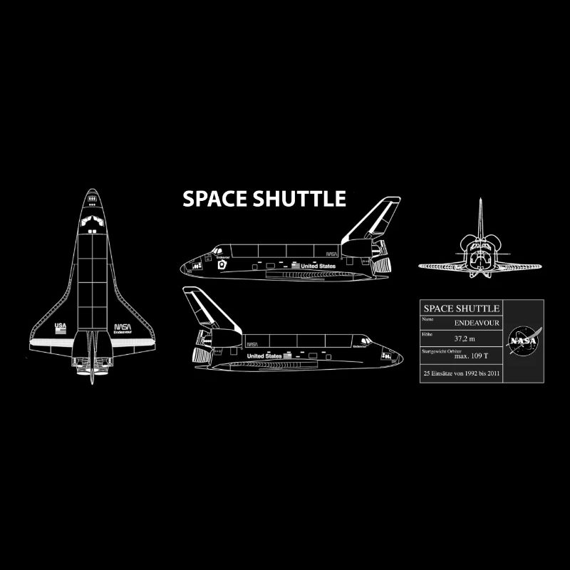 NASA Space Shuttle Blueprint