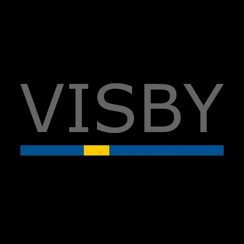 Drapeau de la Suède - Visby - Sverige - Schweden