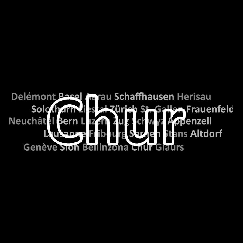 Schweizer Städte Chur
