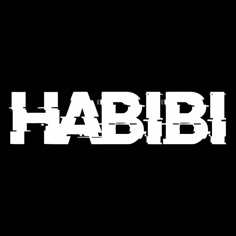 Habibi Schriftzug