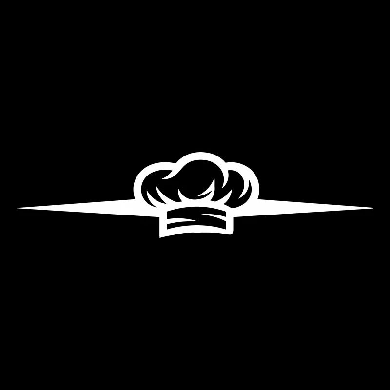 Chef's Hat Symbol Chef Line